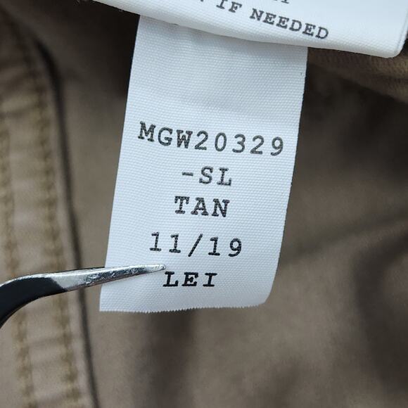 Red Ale By Alesbury Pants Mens 32/34 Tan Slim Straight Bedford Corduroy Office - Picture 7 of 12